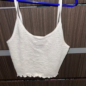 white crop top